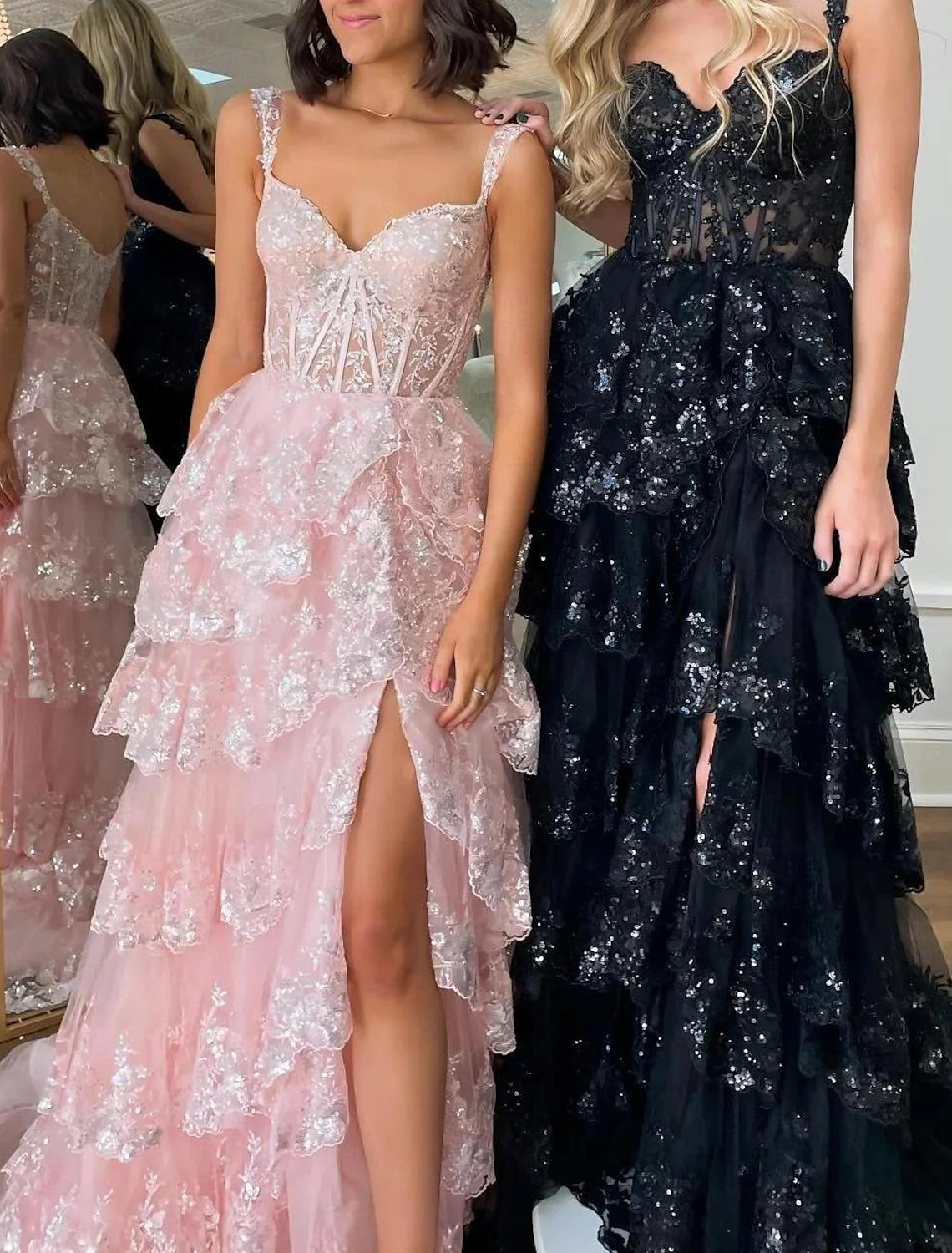 Vestidos de fiesta de sirena con corsé, vestido para invitados de boda, fiesta de noche, cola de corte, sin mangas, hombros descubiertos, tul